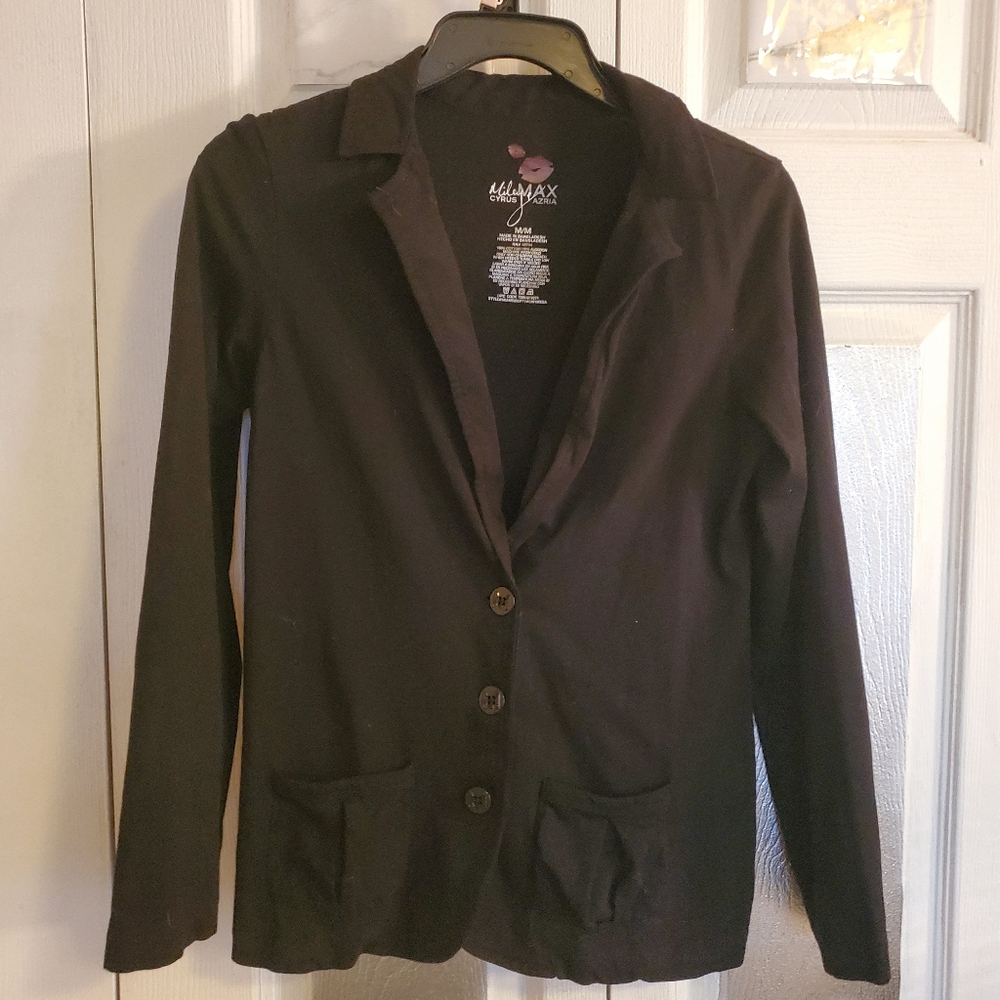 Miley Cyrus Max Azria Black Jacket S Med